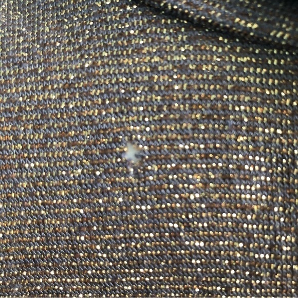 Halston Heritage Metallic Bronze Cowl Neck Dolman Sleeve Tunic Dress SZ S (4) - Picture 12 of 12